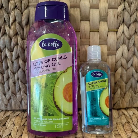 La Bella Lots of Curls Styling Gel & Super Shine Serum Duo Set Bundle - Picture 1 of 6